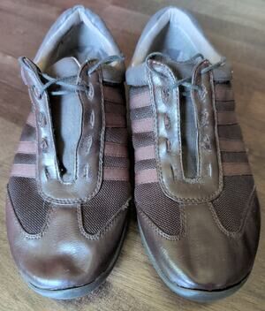 Orthaheel Brooke slip-on Brown walking shoes Women's Size 8 Vionic Comfort